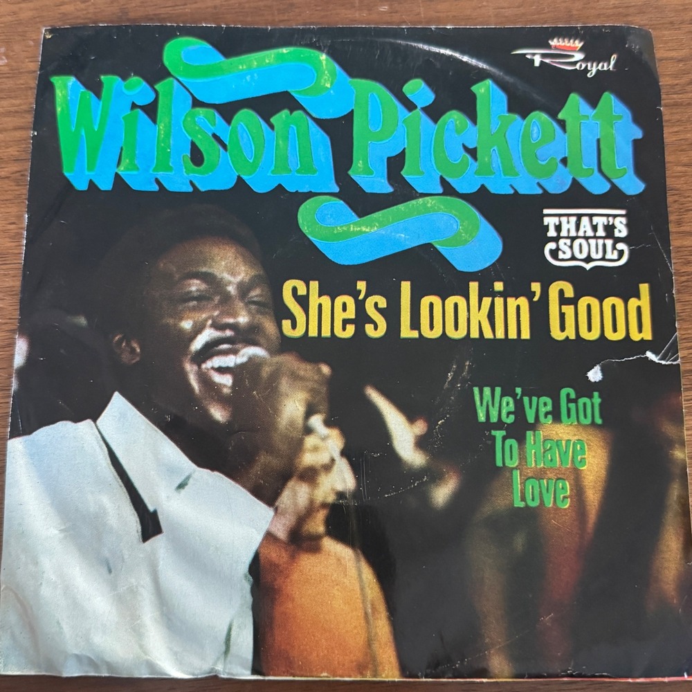 Wilson Pickett Tom Jones Shes Lookin' Good Rare Iran Royal 7" Vinyl EP RT 470-23